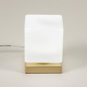 Stolní designová LED lampa Quadrica Gold (LMD)