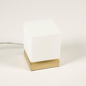 Stolní designová LED lampa Quadrica Gold (LMD)