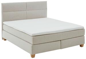 POSTEL BOXSPRING, 180/200 cm, textil, béžová Beldomo - Sleep - Postele boxspring