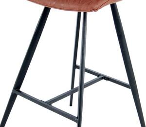 Kayoom Barová židle Frances 425 Set 2 ks tmavě hnědá / černá
