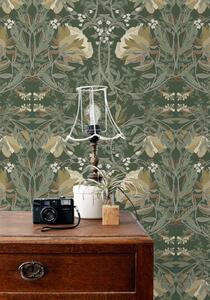 Secesní vliesová květinová tapeta na zeď, 139420, Vintage Flowers, Esta Home