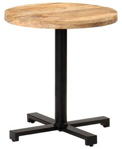 Bistro stůl kulatý Ø 70 x 75 cm hrubé mangovníkové dřevo 320267