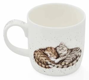 Porcelánový hrnek Šťastné kočky 310 ml