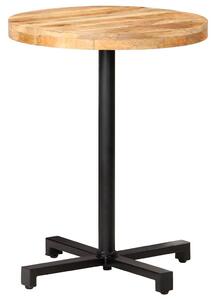 Bistro stůl kulatý Ø 60 x 75 cm hrubé mangovníkové dřevo 320265