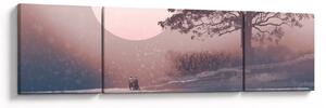 Obraz - Zamilovaný pár (170x50 cm)