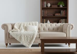 Textil Antilo Béžový přehoz Margot Beige, 240x220 cm
