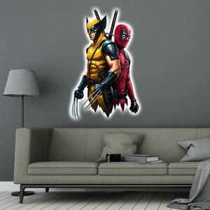 Svítícií obraz - Deadpool - Wolverine