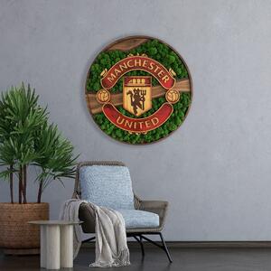 Dřevěný obraz na zeď - Manchester United Moss