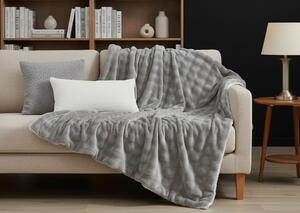 Textil Antilo Šedý přehoz Bosco Grey, 240x220 cm
