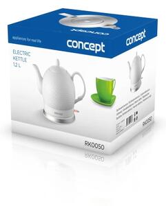Concept RK0050 - Rychlovarná konvice 1,2 l 1000W/230V bílá/keramika