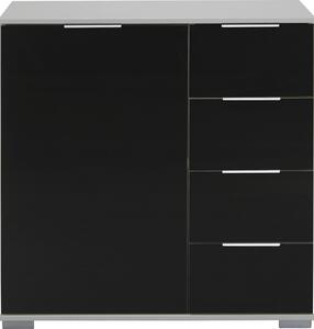 KOMODA, černá, 81/83/41 cm Carryhome