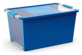 Úložný Bi box L 40 litrů kombinace průhledná modrá
