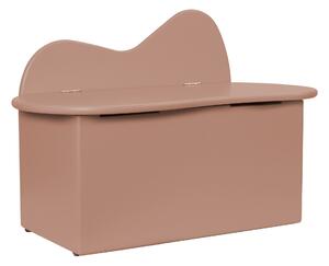 FERM LIVING Dětská úložná lavice Slope, Rose