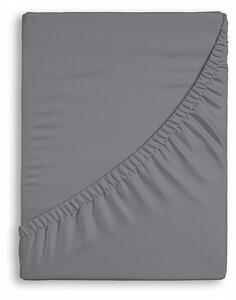 Prostěradlo Středně šedé JERSEY PREMIUM Jersey PREMIUM 90-100 x 200-220/30