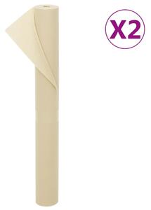 Ochranná textilie na rostliny 2 role 70 g/m² 10 x 1,6 m 3203511