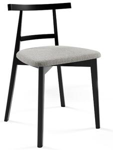 Jídelní set FOXI | nerozkládací stůl Ø 100 cm + 4x židle JIM | VÝBĚR BAREV a TKANIN