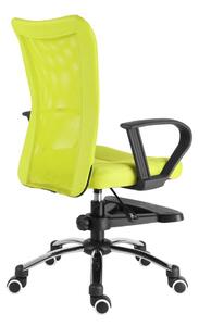 Dětská židle s podnoží BUCK –⁠ látka, více barev Reflexní zelená