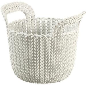 CURVER Knit kulatý koš 3l bílý