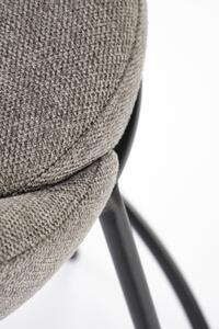 HALMAR Barová židle H118 šedá
