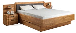 Masivní postel s úložným prostorem Elza 180x200