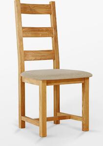 Dubová židle čalouněná 04 48x105x53
