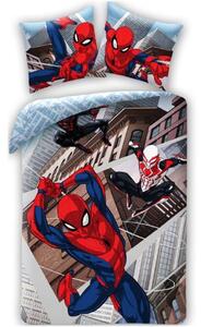 Souprava ložního povlečení Spider-man: Napříč paralelními světy - 100% bavlna - 70 x 90 cm + 140 x 200 cm