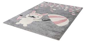 Lalee Dětský kusový koberec Amigo 326 Pink Rozměr koberce: 80 x 150 cm