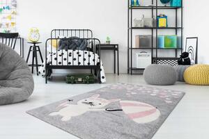 Lalee Dětský kusový koberec Amigo 326 Pink Rozměr koberce: 80 x 150 cm