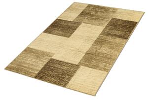 SINTELON Kusový koberec Practica A5/BDB BARVA: Hnědá, ROZMĚR: 80x150 cm