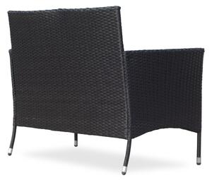 Texim BALI - ratanová lavice, umělý ratan + ocel