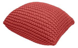 Červený pletený taburet Knit – Bonami Essentials