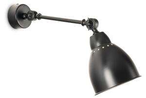 Brilagi - Nástěnná lampa QUILL 1xE27/40W/230V 40 cm černá