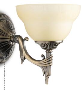Brilagi - Nástěnná lampa DAHLIA 1xE27/40W/230V mosaz