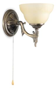 Brilagi - Nástěnná lampa DAHLIA 1xE27/40W/230V mosaz