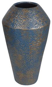Dekorativní váza zlato tyrkysová MASSA