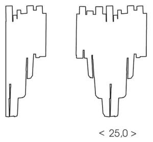 Brilagi - Nástěnné svítidlo VERVE 2xE14/40W/230V černá