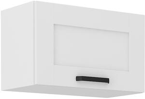 STL 60 cm skříňka horní jednodveřová (otevírání nahoru) LUNA Barevné provedení LUNA: Bílá / Jílově šedá