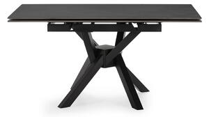 Rozkládací jídelní stůl s přídavnou deskou s deskou z kamene 90x150 cm Arlene – Marckeric