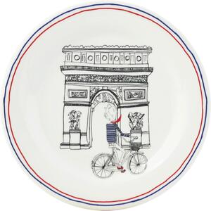 Gien CA C'EST PARIS ! Pečivové talíře sada 4 různých kusů