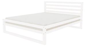 Dvoulůžková postel DELUXE - Bílá, 160 x 200 cm