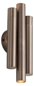 Moderní nástěnné svítidlo tmavě bronzové se 3 světly - Pipes
