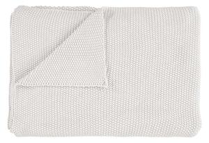 Designový pléd Nordic Knit by Marc O´Polo, 130x170 cm, Off white