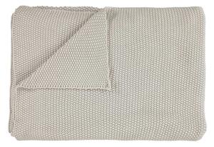 Designový pléd Nordic Knit by Marc O´Polo, 130x170 cm, Oatmeal