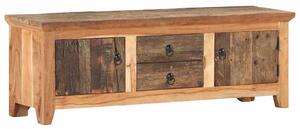 TV stolek 120 x 30 x 40 cm masivní akácie a recyklované dřevo 320380