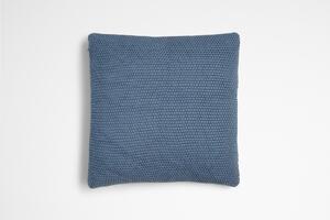 Designový dekorační polštářek Nordic Knit by Marc O´Polo, 50x50 cm, Smoke blue