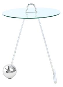 Kayoom Odkládací stolek Pendulum 525 stříbrná / bílá