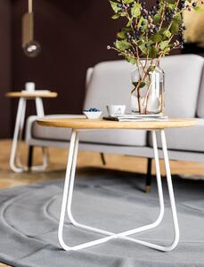 Dubový konferenční stolek Ław10 60x45x60