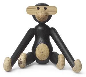 Dřevěná opička Monkey Mini Dark Oak 9,5 cm