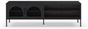 Černý TV stolek 160x50 cm Diora – Marckeric