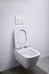 Geberit Smyle Square záchodová mísa závěsná Bez oplachového kruhu bílá 500.208.01.8